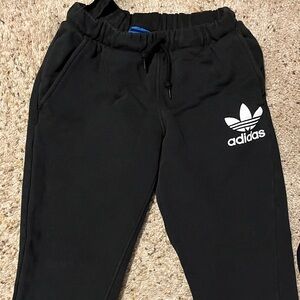 Adidas Black Sweatpants with Logo